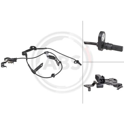 Abbildung von A.B.S. 31964 ABS Sensor aktiver 1100 schwarz FORD: Ranger Mk3