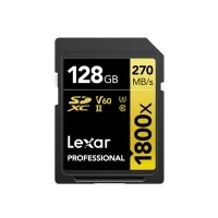 Abbildung von Lexar Professional 1800x GOLD 128 GB SDXC