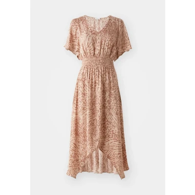 Abbildung von LASCANA Maxikleid mit Animalprint, luftiges Sommerkleid Schlitzen