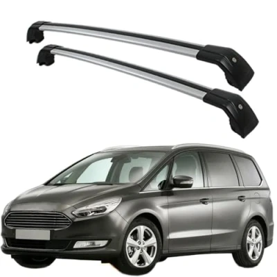 Abbildung von JUNYEW Dachgepäckträger Dachträger für Ford Galaxy(CK) 2015 2016 2017 2018 2019 2020 Aluminium (2 Stücke) Integrierte Dachreling Tragkraft 75 Kg Vormontiert Inklusive Schloss,Q