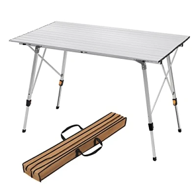 Abbildung von Woltu Campingtisch (1 St), Alu 120x68.5cm für 4 6 Personen