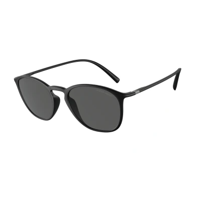 Abbildung von Giorgio Armani Herren AR8186U 504287 Gläser SONNENBRILLEN Nylon Schwarz Grau Quadratisch Normal