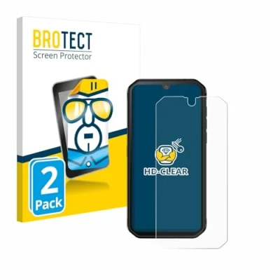 Abbildung von BROTECT (2 Stück Schutzfolie für Blackview BV9900E Displayschutz Folie Ultra Klar