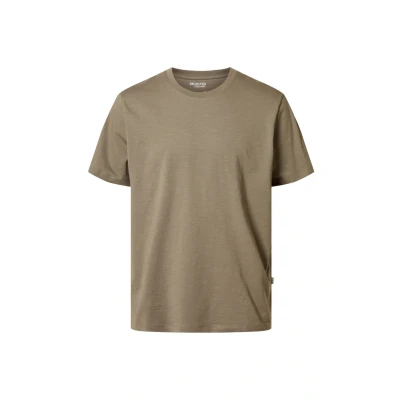 Abbildung von Selected Homme Slhaspen O NECK TEE Tshirt basic, Herren, Größe: XL, Vetiver