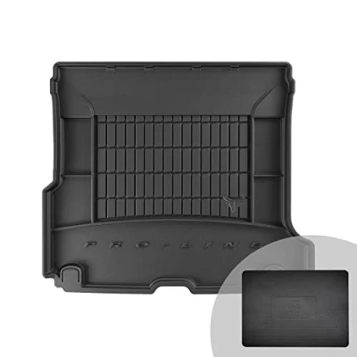 Abbildung von FROGUM ProLine 3D Gummimatte Exklusive Auto Kofferraummatte Kofferraumwanne für Volvo V60 II ab 2018 Bequemer Organiser Die höchsten Kanten