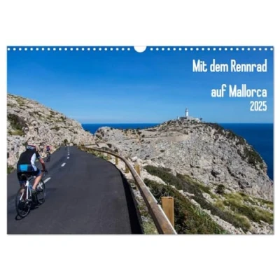 Abbildung von Mit dem Rennrad auf Mallorca (Wandkalender 2025 DIN A3 quer), CALVENDO Monatskalender