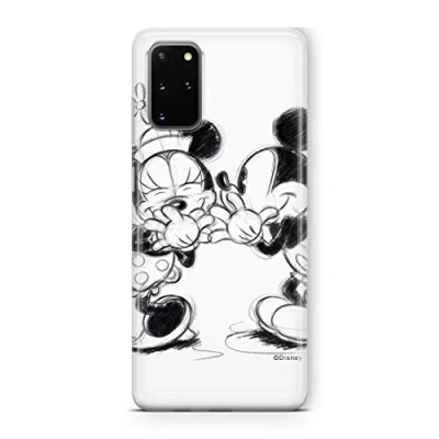 Abbildung von Original und Offiziell Lizenziertes Disney Minnie Mickey Maus Handyhülle für Samsung S20 PLUS, S11, Case, Hülle aus Kunststoff TPU Silikon, schützt vor Stößen Kratzern