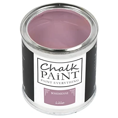 Abbildung von Chalk Paint Everything® Lilla (Flieder) (750 ml) Wasserbasierte Kreidefarbe für Shabby Chic Möbel, Dekoration und Recycling Projekte Ungiftig, leicht anzuwenden