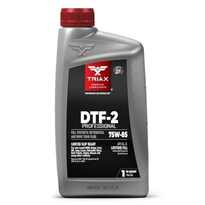Abbildung von TRIAX DTF 2 Professional 75W 85 GL 5 Vollsynthetisches Getriebeöl für Differentiale, Getriebe, Hypoidgetriebe und Sperrdifferentiale (1 Quart / 0,946 L)