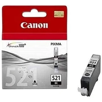 Abbildung von Canon Tintenpatrone CLI 521 BK schwarz 9 ml Original für Tintenstrahldrucker