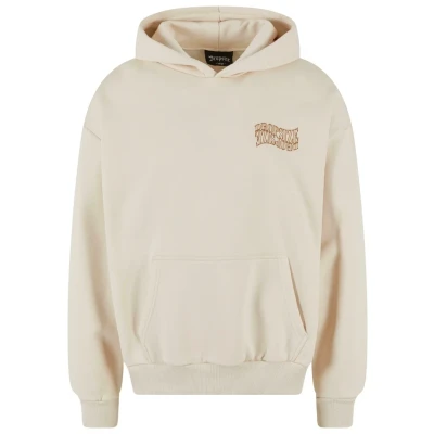 Abbildung von Dropsize Heavy Mirrored LOGO Kapuzenpullover, Herren, Größe: Medium, Coconutmilk