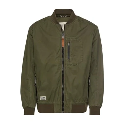 Abbildung von camel active MIT Stehkragen Bomberjacke, Herren, Größe: 52, Dusty khaki