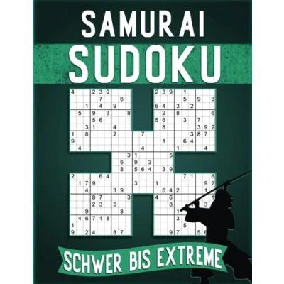 Abbildung von 250 Sudoku Erwachsene Samurai Schwer Bis Extreme: Sudokus für Senioren mit Lösungen, Geschenkidee Erwachsene, und Großeltern Senioren.