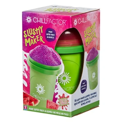 Abbildung von ChillFactor 07952 Watermelon Crush Wiederverwendbarer, hausgemachter Quetschbecher, Slush Maker, Küchenspielzeug, Rosa