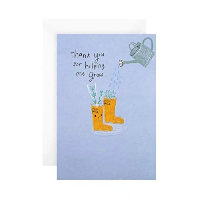 Abbildung von Hallmark Dankeskarte niedliche illustrierte Gummistiefel &quot;State of Kind&quot; Design