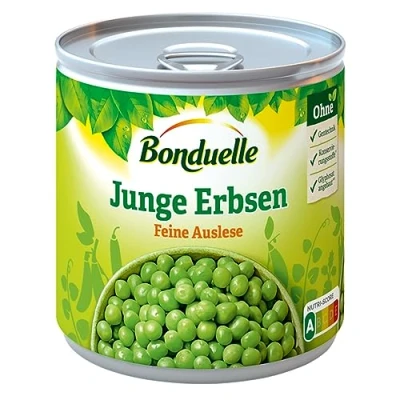Abbildung von Bonduelle Gemüse, junge Erbsen feinste Auslese 425 ml