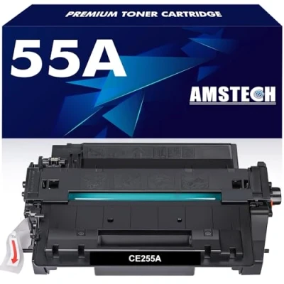 Abbildung von 55A CE225A Schwarz Toner Kompatibel als Ersatz für HP 55X CE255AD CE255X Laserjet Enterprise P3015DN P3015D Pro 500 MFP M521 M521DN M521DW M525 M525F M525DN M525C P3015X P3016 P3011 (1er Pack)