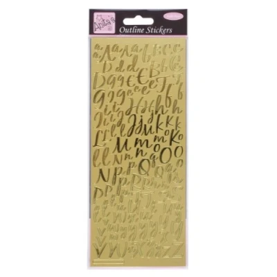 Abbildung von Anita&#039;s ANT 810161 Scrapbooking Stickers, Gold, Einheitsgröße