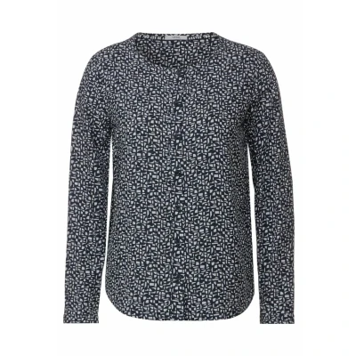 Abbildung von Cecil Dobby Bluse, Damen, Größe: Large, Blau
