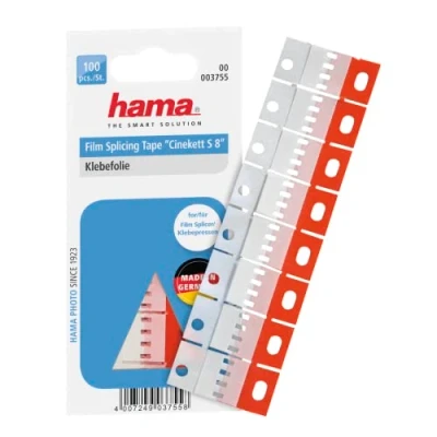Abbildung von Hama Klebefolie für Super 8 Filme, 100 Stück, Cinekett, Rot