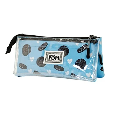 Abbildung von Oh My Pop! Crunchy Clear Dreifach Federmäppchen, Mehrfarbig