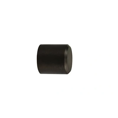 Abbildung von iso design 1 Paar Endstücke Kappe schwarz für 20 mm Gardinenstangen