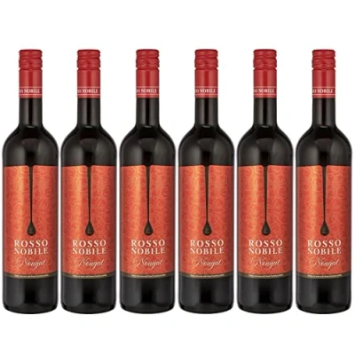 Abbildung von Rosso Nobile Nougat Edler Rotwein mit feinen Nougataromen (6 x 0,75L)