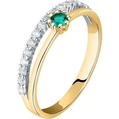 Abbildung von Live Diamond LAB Grown Ring, Damen, Größe: 50, Gul guld