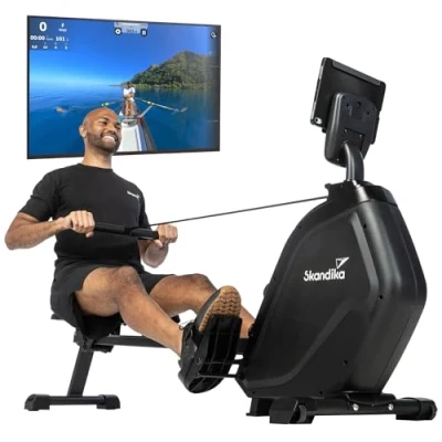 Abbildung von Skandika Rudergerät Munin, klappbar, 16 stufiger Magnetwiderstand, 8 kg Schwungmassensystem