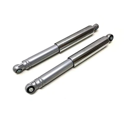 Abbildung von Stoßdämpfer Set 320mm 32cm Grau Chrom für Hercules Simson Mofa Moped Mokick