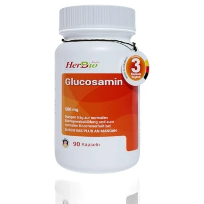 Abbildung von HerbBio Glucosamin 500mg 90 St