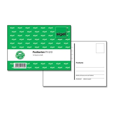 Abbildung von SIGEL PH610 Postkarten blanko weiß A6, 10 Stück