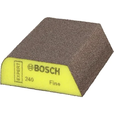 Abbildung von Bosch Accessories Professional 1x Expert S470 Combi Blöcke (Schleifschwamm für Weichholz, Farbe auf Holz, 69 x 97 26 mm, Feinheitsgrad fein, Zubehör Handschleifen)