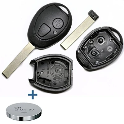 Abbildung von Auto Schlüssel Funk Fernbedienung 1x Gehäuse + Rohling CR2032 Batterie für Mini