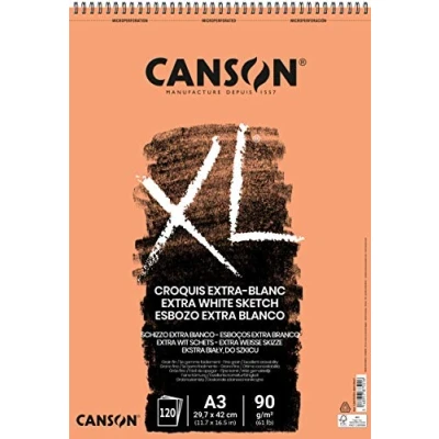 Abbildung von Canson Sp XL Sketch A3 90 g White Skizzenbuch