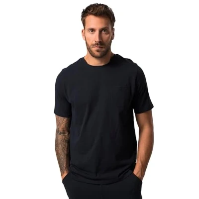 Abbildung von JP1880 Halbarm Rundhals BIS 8 XL Tshirt basic, Herren, Größe: 3XL, Navy blau