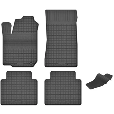 Abbildung von Gummimatten mit Tunnel kompatibel Hyundai TERRACAN (2001 2007) ideal angepasst 5 Teile EIN Set