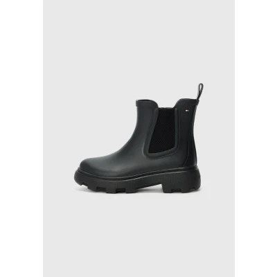 Abbildung von Tommy Hilfiger FLAG Plateaustiefel, Damen, Größe: 36, Black Schuhe
