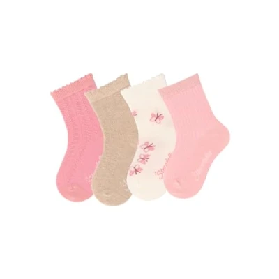Abbildung von Sterntaler Structured socks, 4pack Socken für Kinder, Größe: 18, rosa