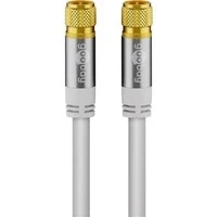Abbildung von Goobay 70485 5m Satellitenkabel mit 90 Grad gewinkelten F Stecker für DVB S Receiver, 75 Ohm, Kabelinternet Modem, Router Weiß
