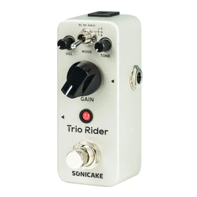 Abbildung von SONICAKE Overdrive Pedal Analog Classic Guitar Effektpedal 3 Modi Buffered Bypass Trio Rider