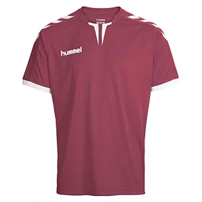 Abbildung von hummel Kinder Trikot Core SS Poly Jersey 103636 Maroon PR 140 152