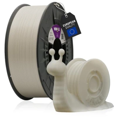 Abbildung von WINKLE PLA HD Perlmutt Filament, 3D Drucker 2,85 mm, 1 kg, Perlmutt, kompatibel mit allen Druckern, Maßgenauigkeit, Spule kg
