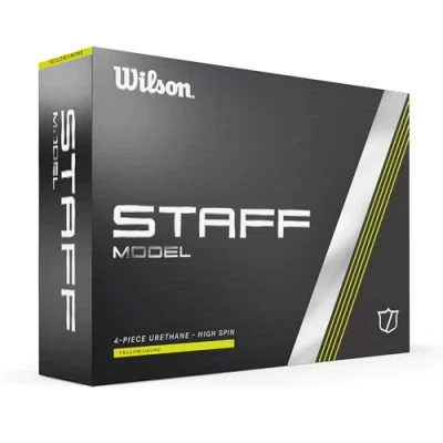 Abbildung von Wilson Staff Golfbälle, Model, Vierteiliger Golfball mit hohem Spin, 12 Bälle, Urethan, Weiß