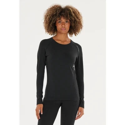 Abbildung von Endurance Halen Langarmshirt, Damen, Größe: L/XL, Dark grey melange
