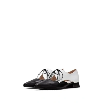 Abbildung von Hispanitas DALI Schnürer, Damen, Größe: 37, Black white Leder