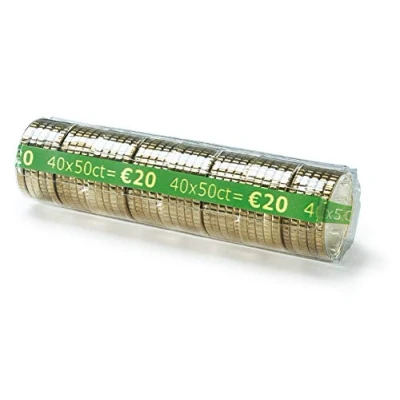 Abbildung von Monetique L250TC050 Münzhüllen, 0,50 Euro, 250 Stück