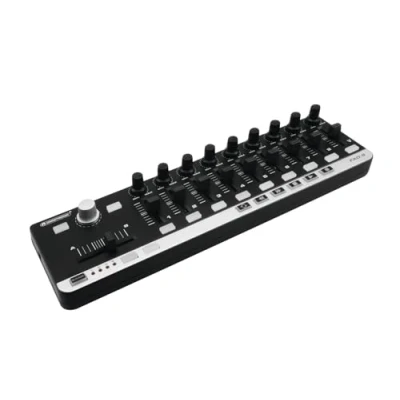 Abbildung von Omnitronic FAD 9 MIDI Controller USB mit Fadern für Musiker, Produzenten und DJs