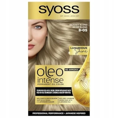 Abbildung von Syoss Oleo Intense Haarfärbemittel Mit Lang Anhaltender Färbung 8 05 Beige Blonden Ölen