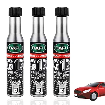 Abbildung von 3 Stk G17 Kraftstoffreiniger Bafu für Autos,Bafu Kraftstoffreiniger,Entfernung von Kohlenstoffablagerungen durch Kraftstoffadditiv,Einfache Bedienung, keine Demontage und Reinigung
